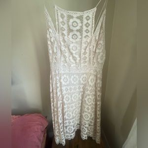 Free people off white lace dress